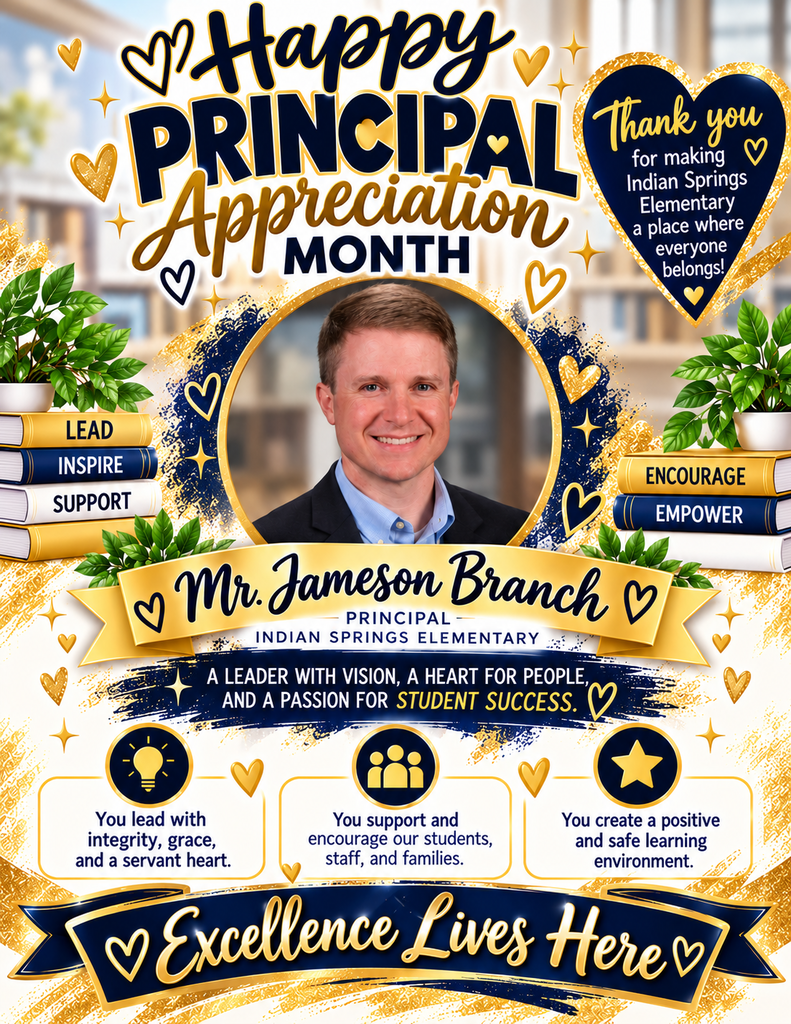 Happy Principal Appreciation Month, Mr. Jameson Branch!