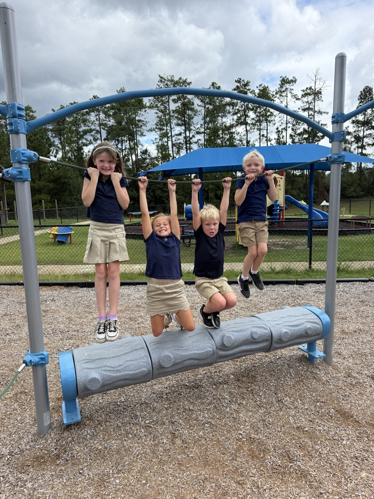 students enjoying perfect attendance