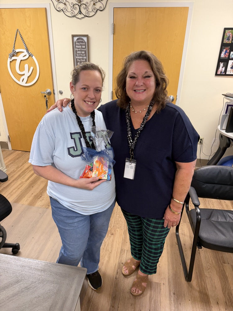 Mrs. Warren and Mrs. Ory for perfect attendance