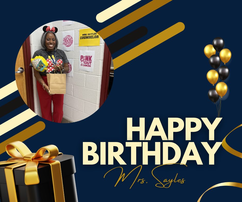 Happy Birthday to Mrs. Sayles!