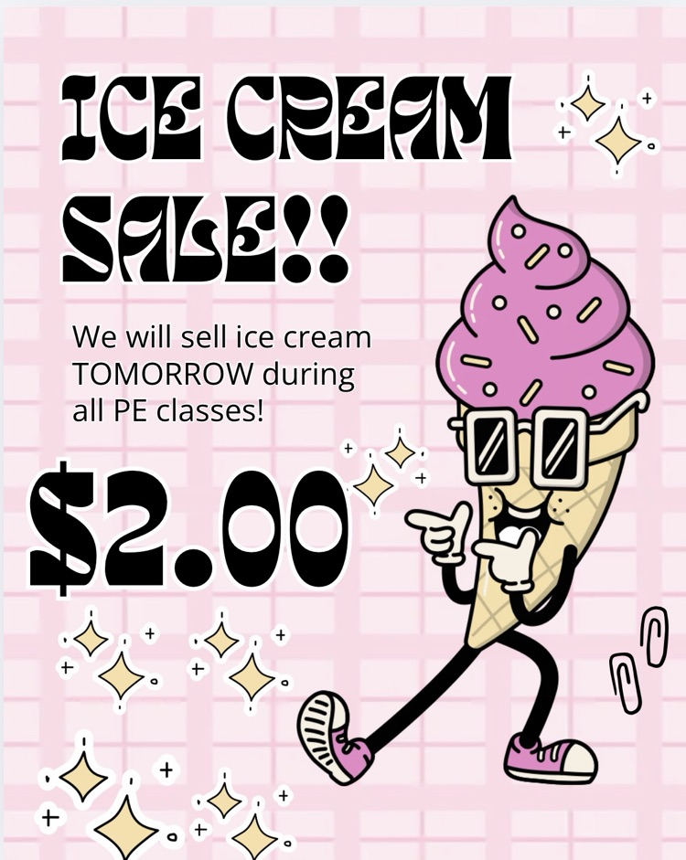 Ice cream sale! 
