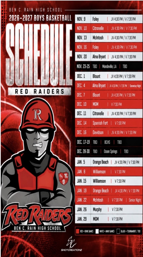 Basketball schedule