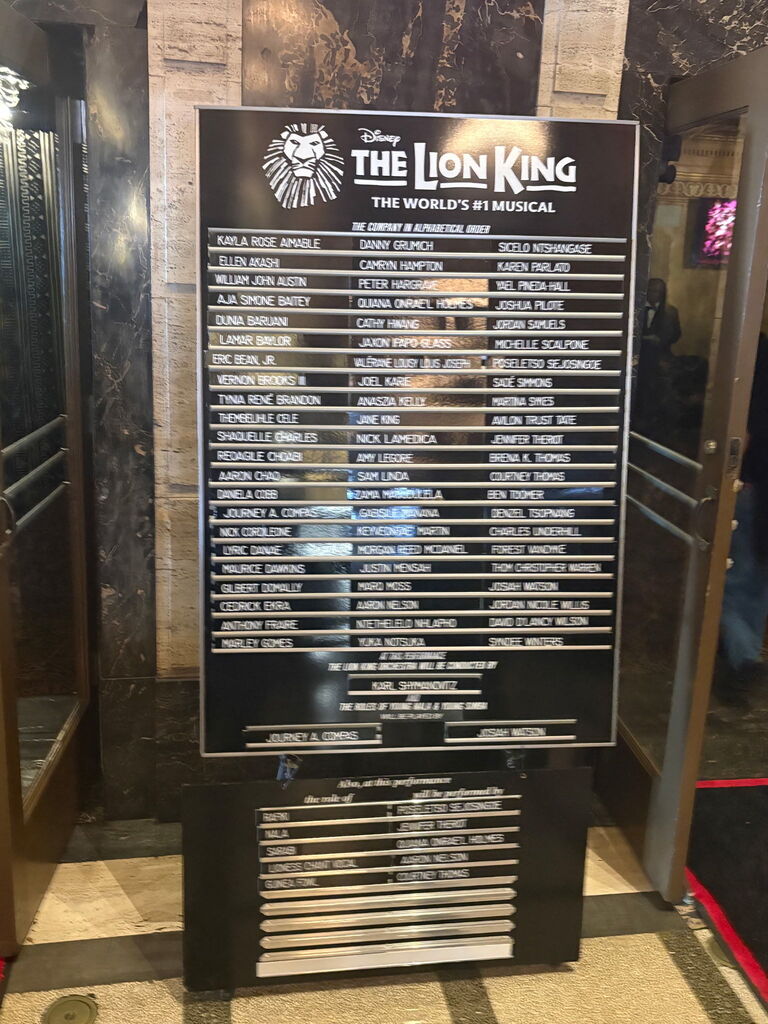 Lion King the musical