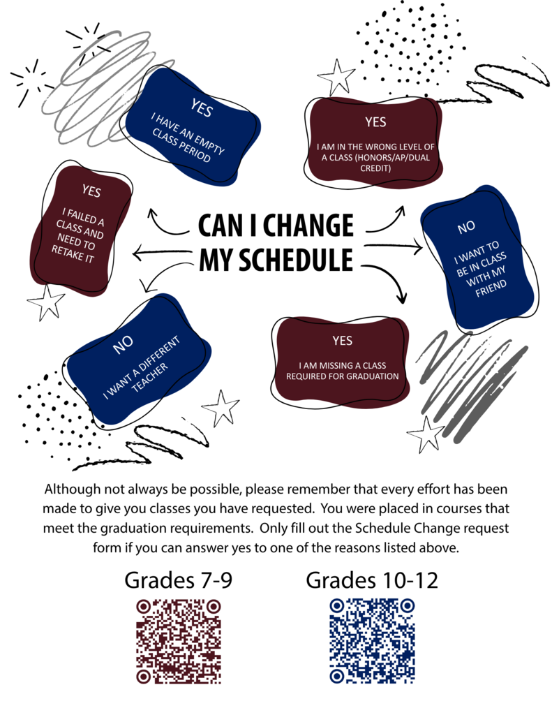 CAN I CHANGE MY SCHEDULE