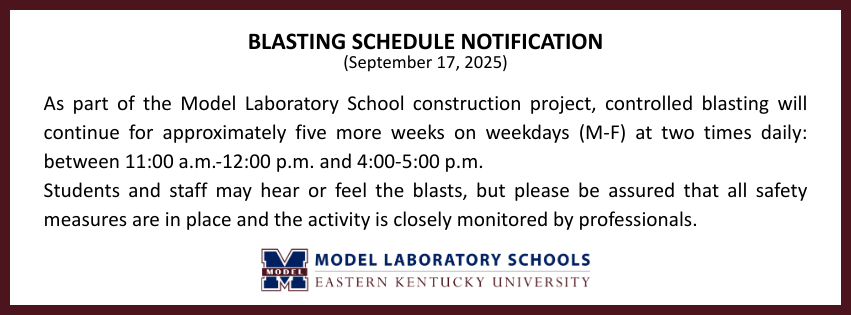 Blasting Notification 91725
