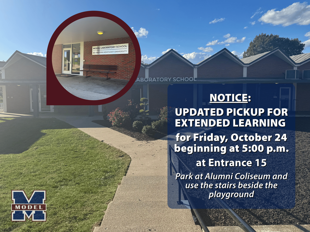 Extended Learning Pickup Area Friday, October 24