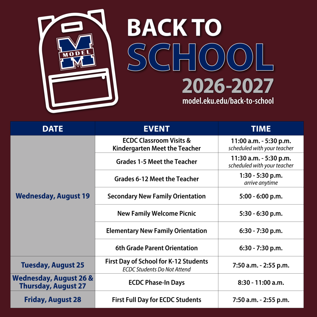 Back to School 2026-2027