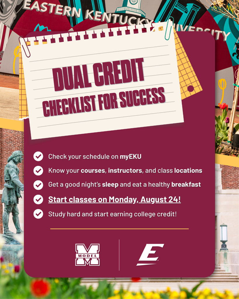 dual credit checklist