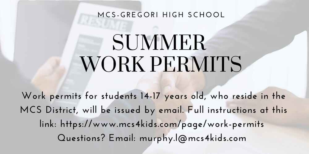 Summer Work Permits
