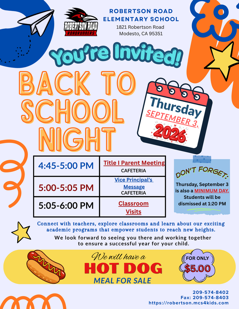 BACK TO SCHOOL NIGHT