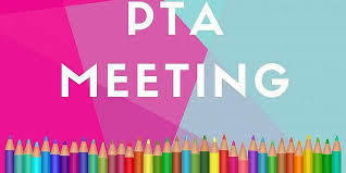 PTA meeting with colored pencils