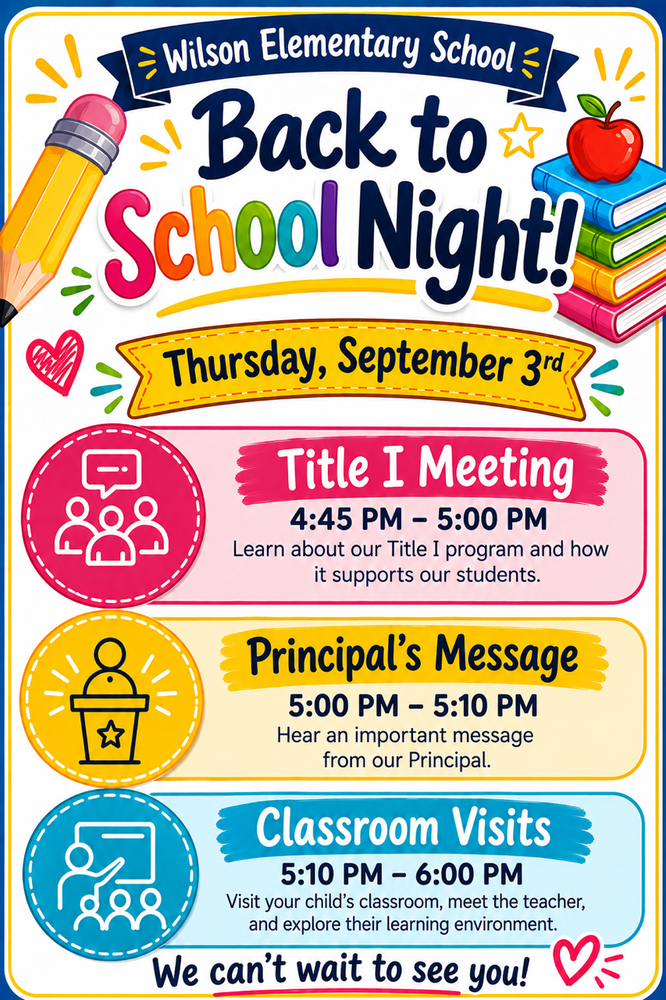 Back to school night