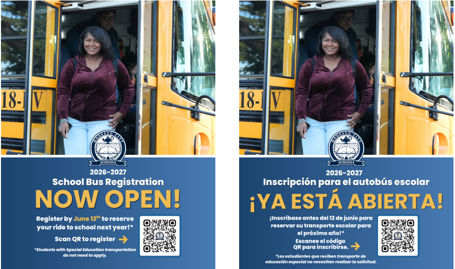 School Bus Registration / Inscripciones para el Camion