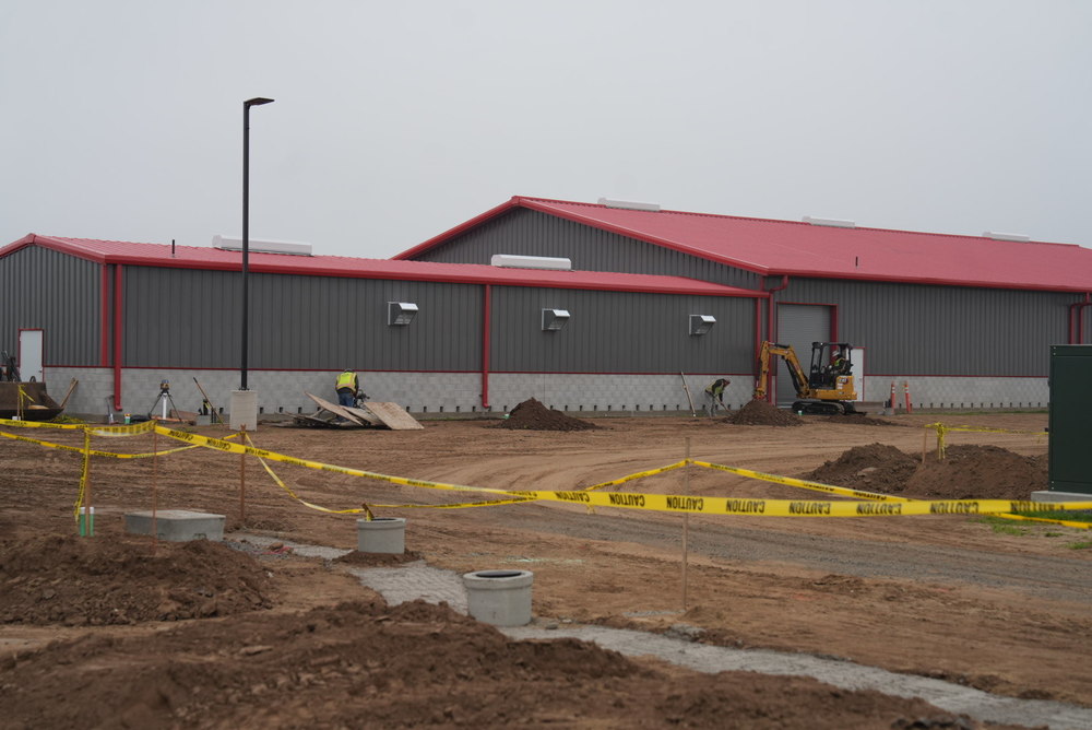 Bangs Ave. Ag Complex in progress