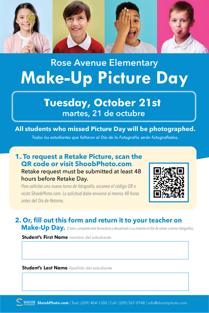 Make-Up picture day October 21st