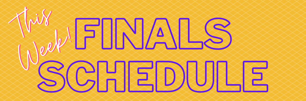 finals schedule