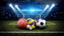 Various sports balls