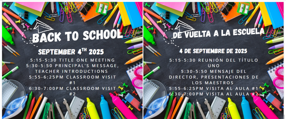 Back to School Night