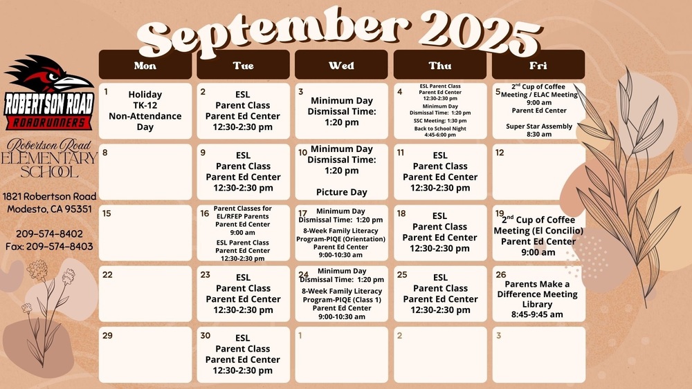 september calendar