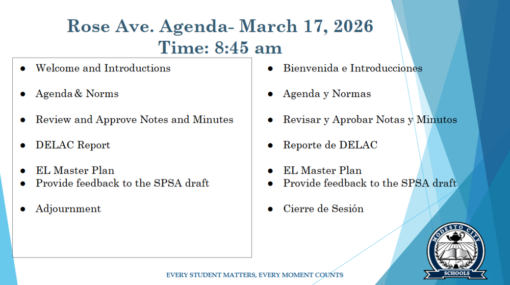 ELAC Agenda 3/17/26