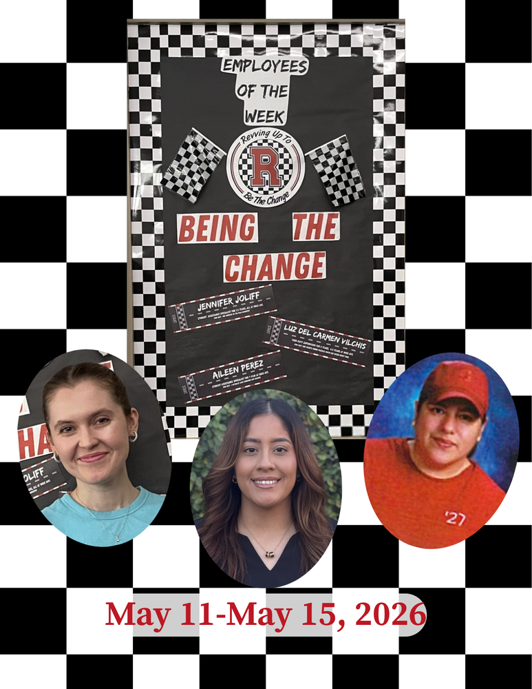 Introducing our Employees of the Week - Mrs. Vilchis, Ms. Joliff and Mrs. Perez