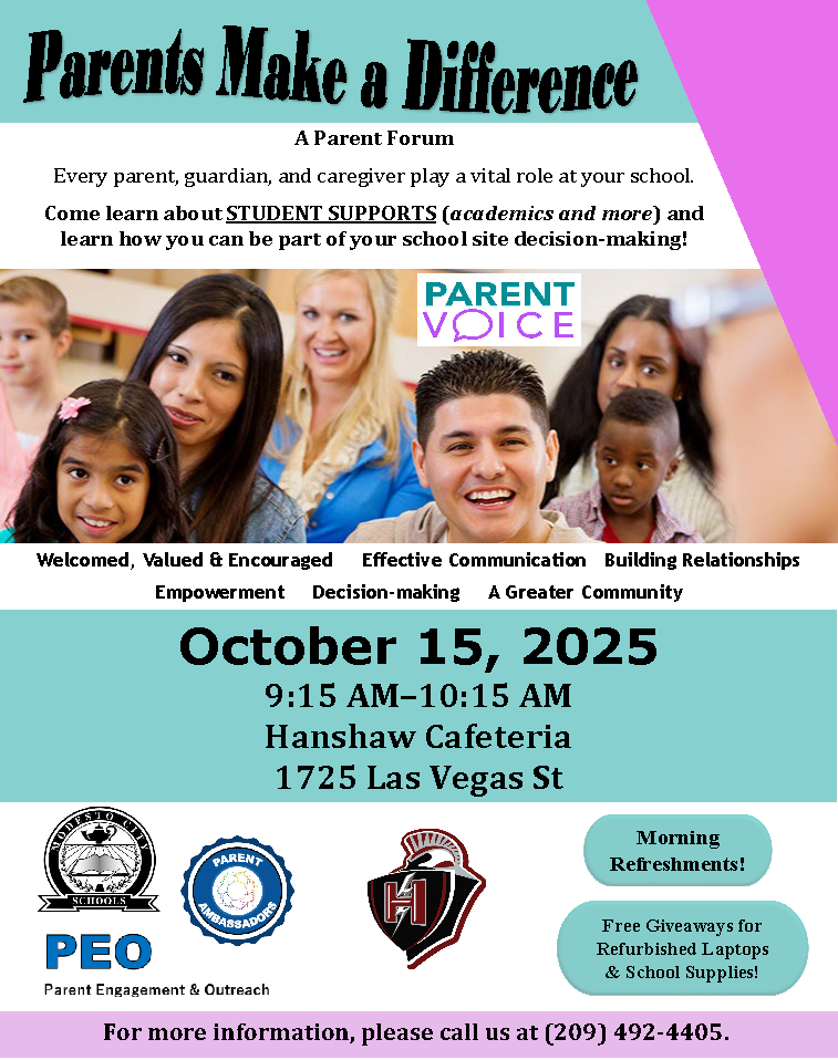 Parents Make a Difference