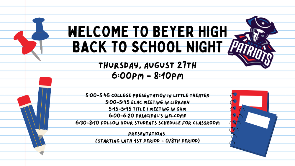back to school night