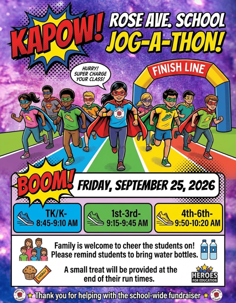 Jog a thon September 25, 2026