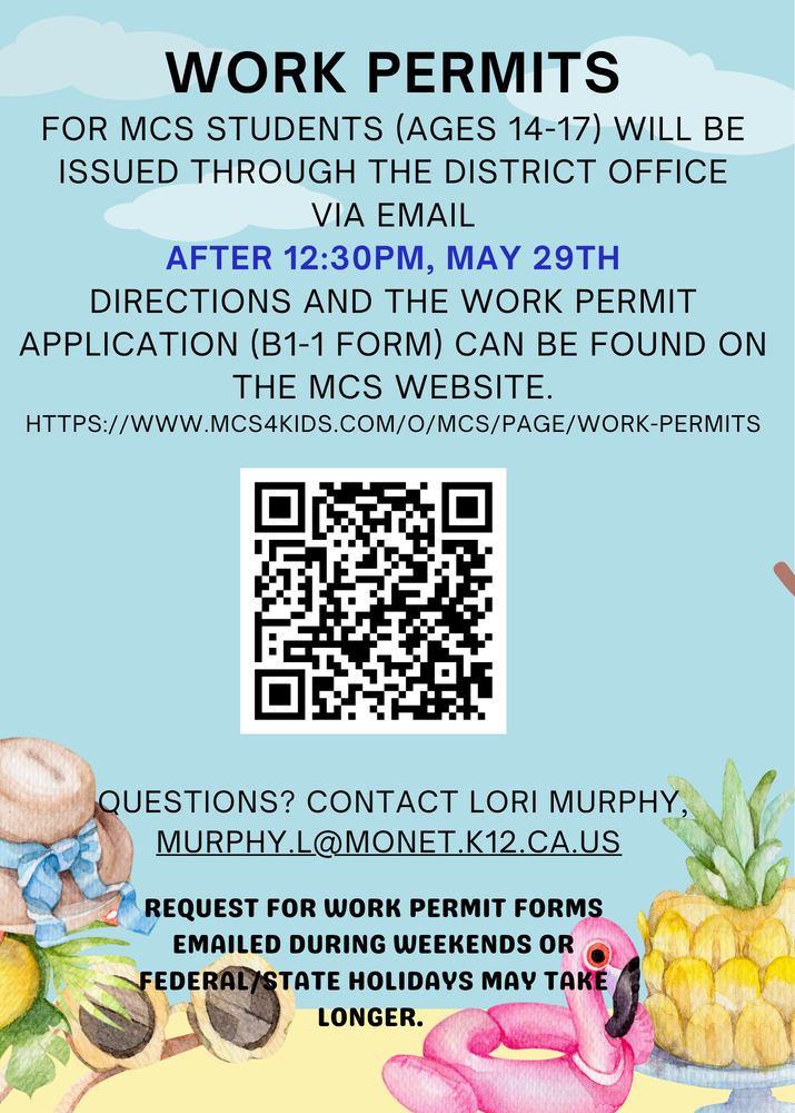 Summer Work Permits