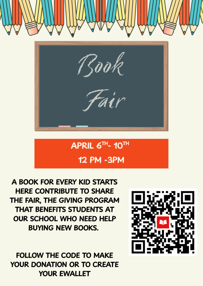 PTA Book fair coming next week