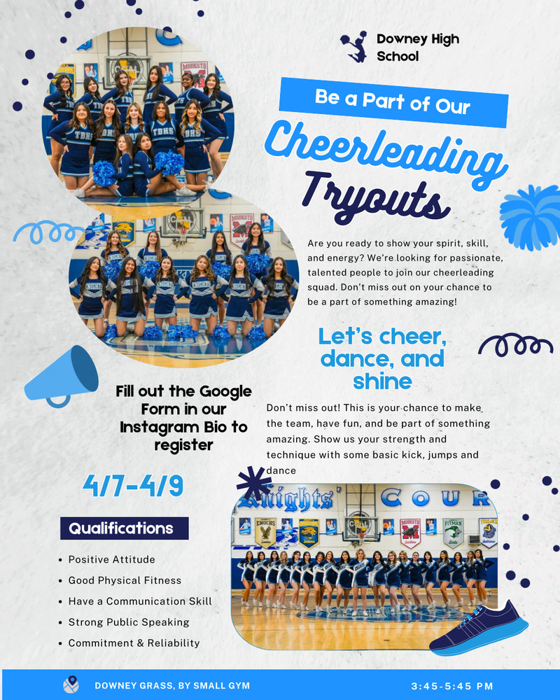 Cheer Tryouts for 26-27! 