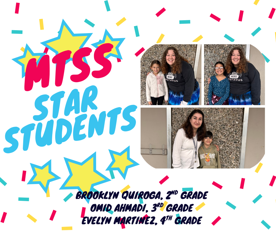 MTSS Star Students - November