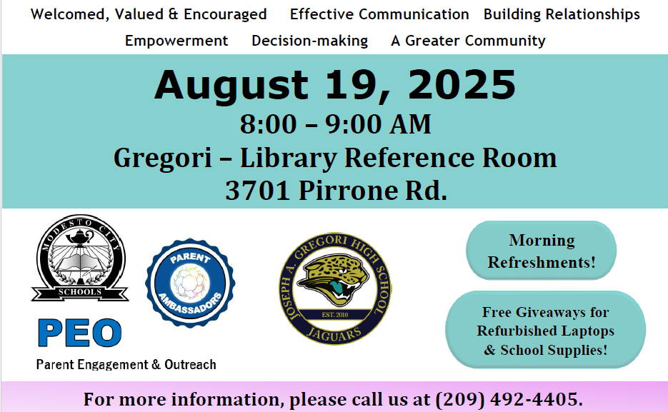 Parent Engagement & Outreach Office is hosting "How Does the District Work" at 3 sites this week