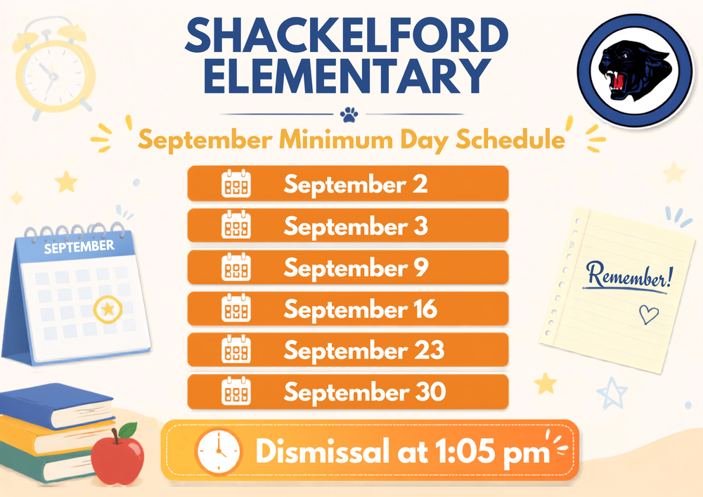 September Minimum Days