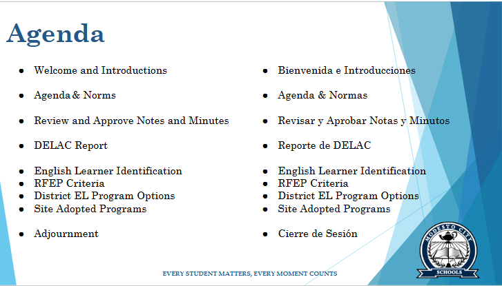 ELAC Agenda 10/21/25