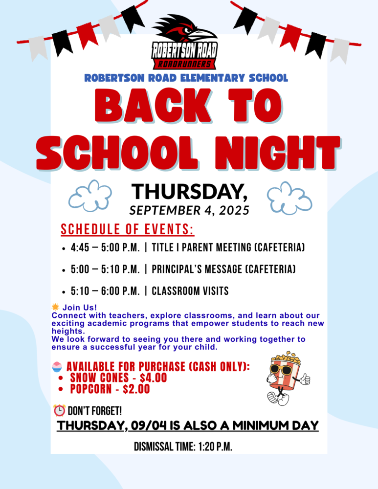 BACK TO SCHOOL NIGHT