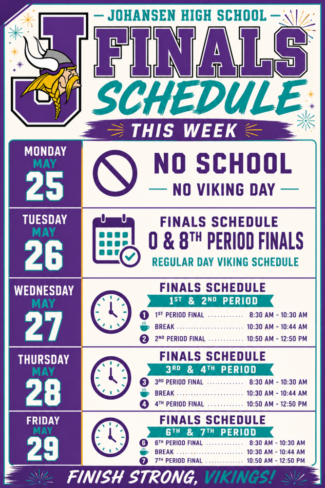 Finals Schedule