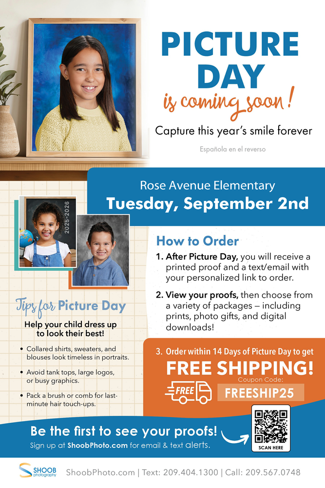 Picture Day September 2,  2025