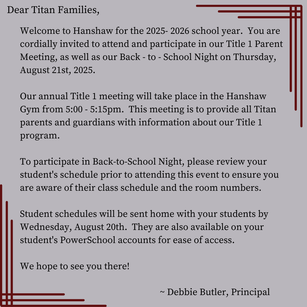 back to school night