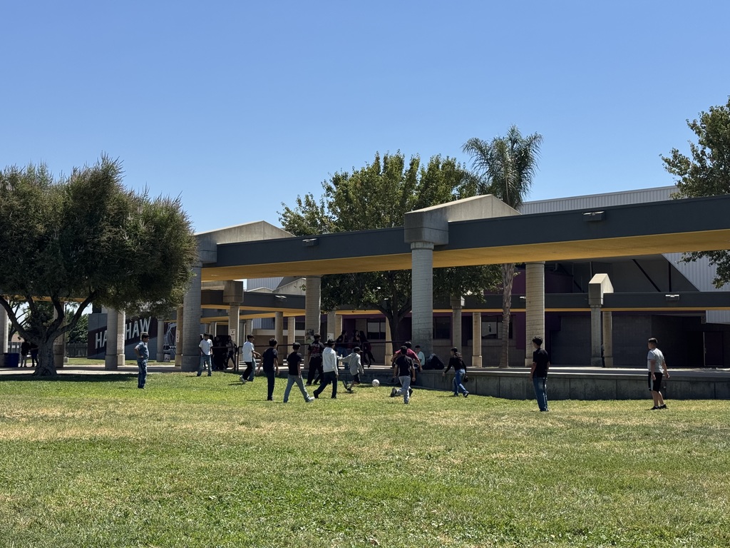 Hanshaw students love to play soccer at lunch!