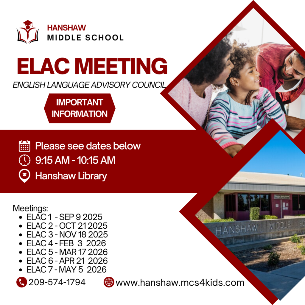ELAC Flyer with dates