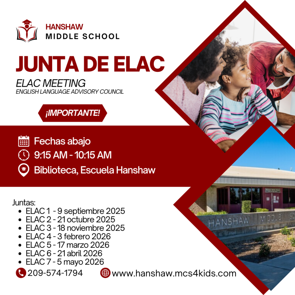 ELAC Flyer with dates