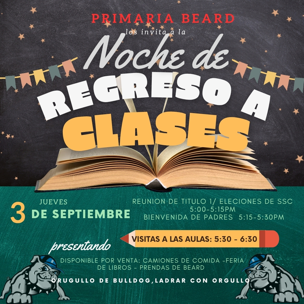 Back to school Night