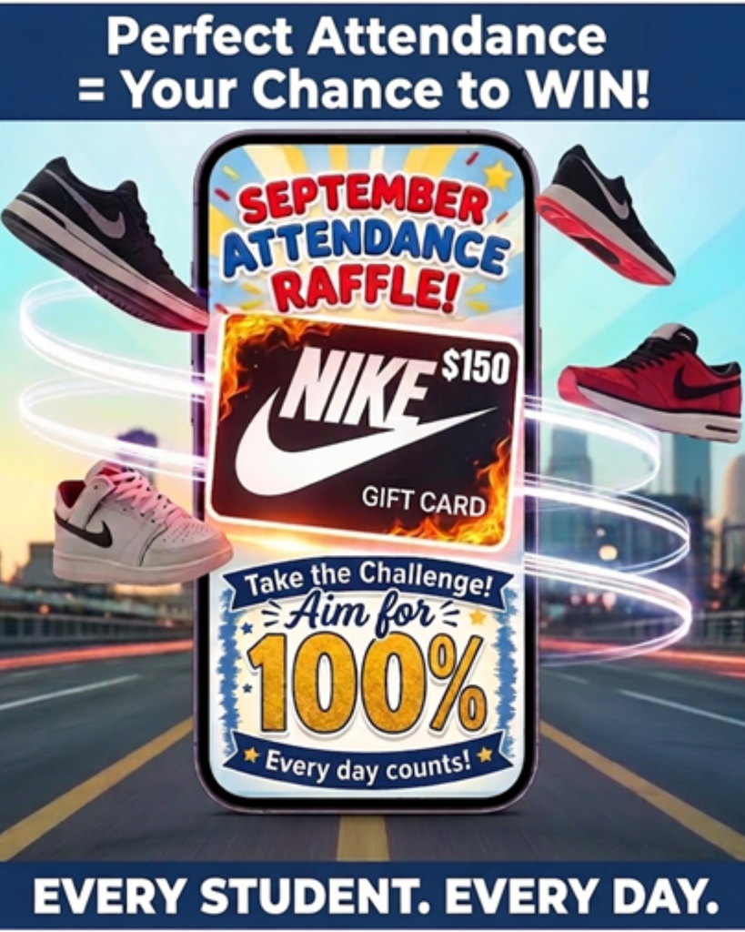 Perfect Attendance September Drawing