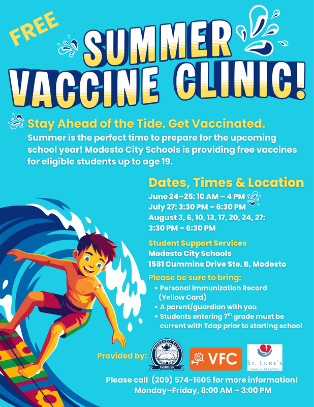 Summer Vaccine Clinic