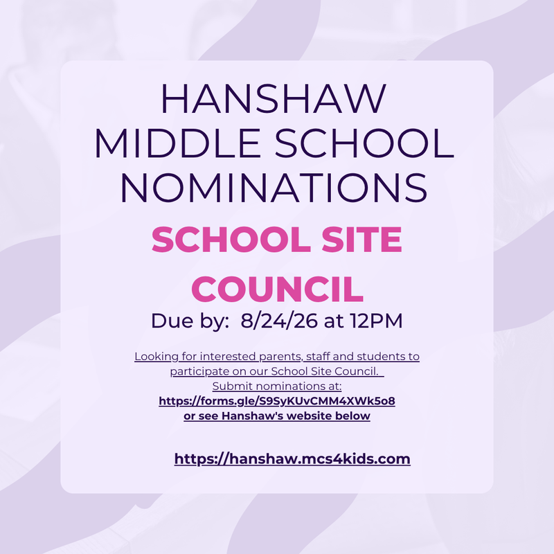 SSC Nominations - English