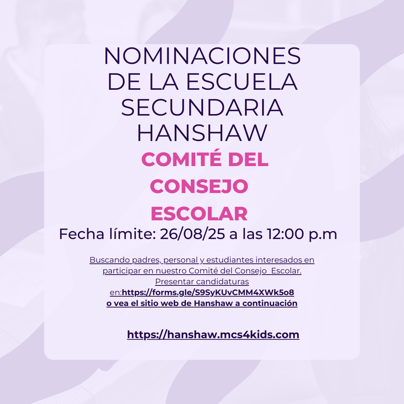 School Site Council Nominations - Espanol