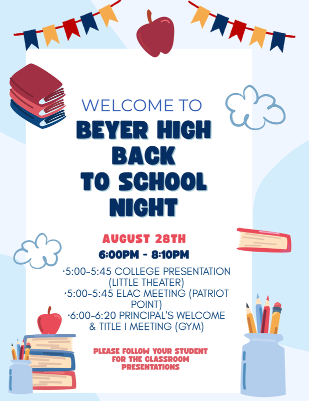 back to school flyer