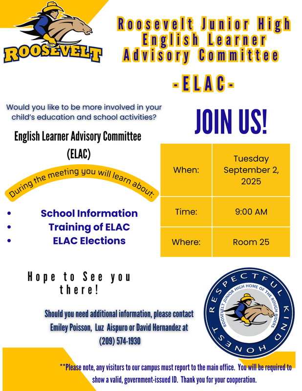 English ELAC Flier