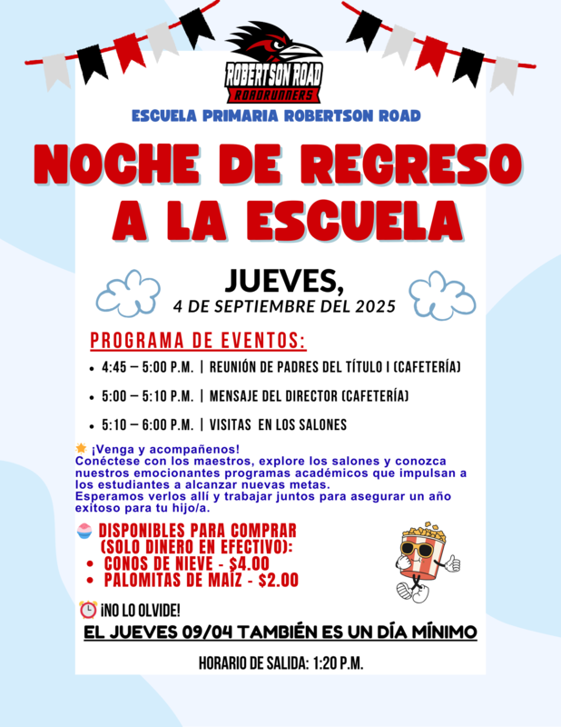 noche de regreso a la escuela